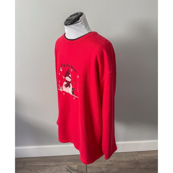 Vintage Kitty Christmas Sweatshirt - Picture 11 of 11